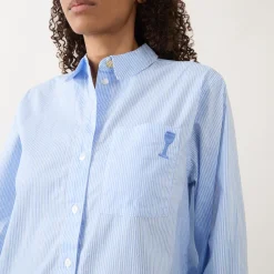 Alex Stripe Embroidered Shirt