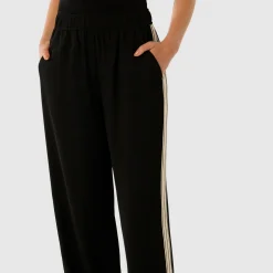 Aleyna Side Stripe Wide Leg Trousers