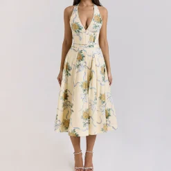 Discount HOUSE OF CB Allena Floral Halter Dress