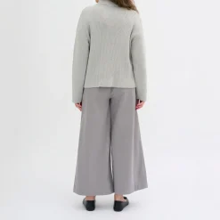 New MY ESSENTIAL WARDROBE Ally Ribbed Half-Zip Sweater