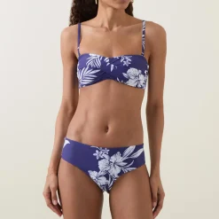 Best SEA LEVEL Aloha Twisted Bandeau Bikini Top
