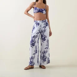 Best SEA LEVEL Aloha Twisted Bandeau Bikini Top