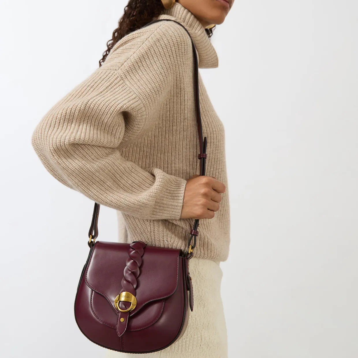 Altay Small Leather Satchel Bag