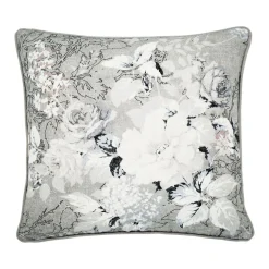 Amalia Cushion White and Silver