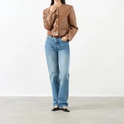 Amber Boxy Cropped Jacket