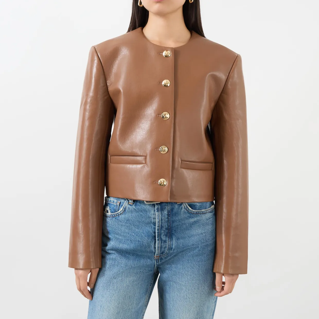 Amber Boxy Cropped Jacket