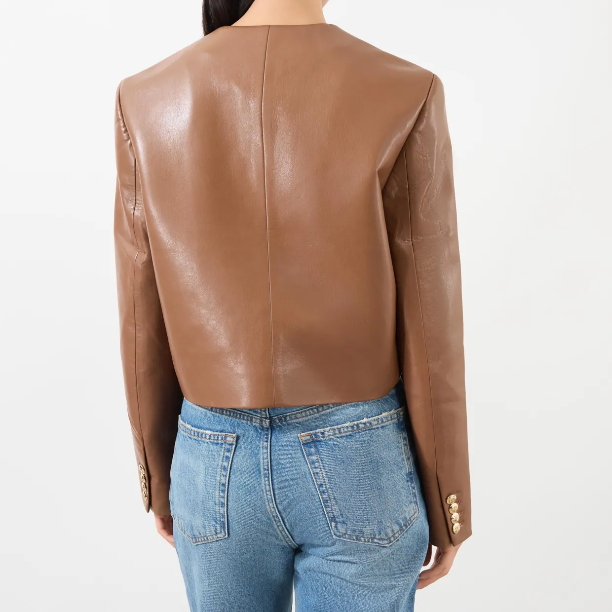 Amber Boxy Cropped Jacket