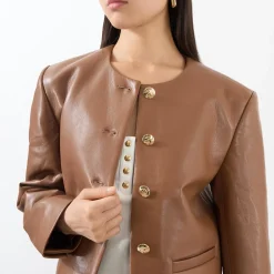 Amber Boxy Cropped Jacket
