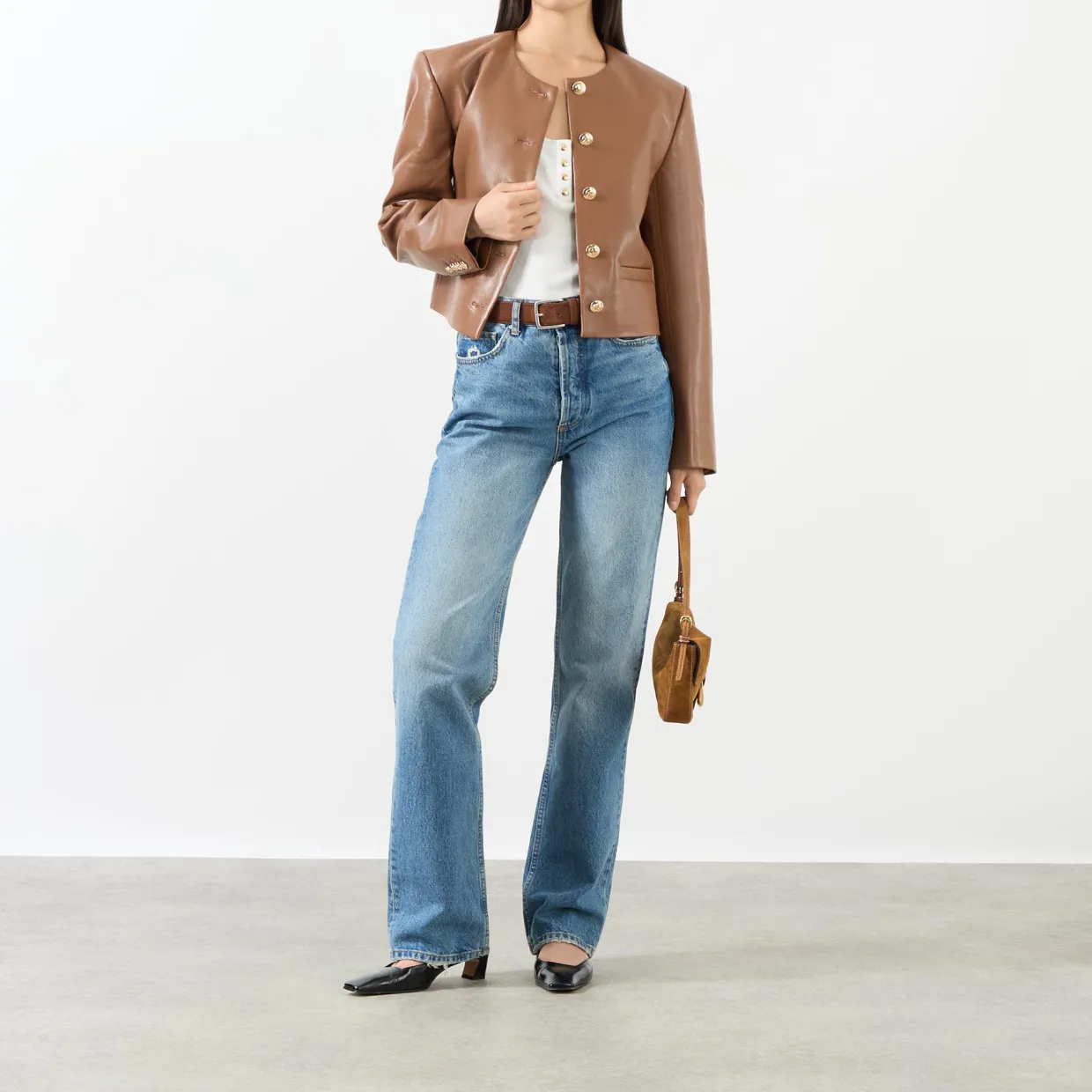 Amber Boxy Cropped Jacket