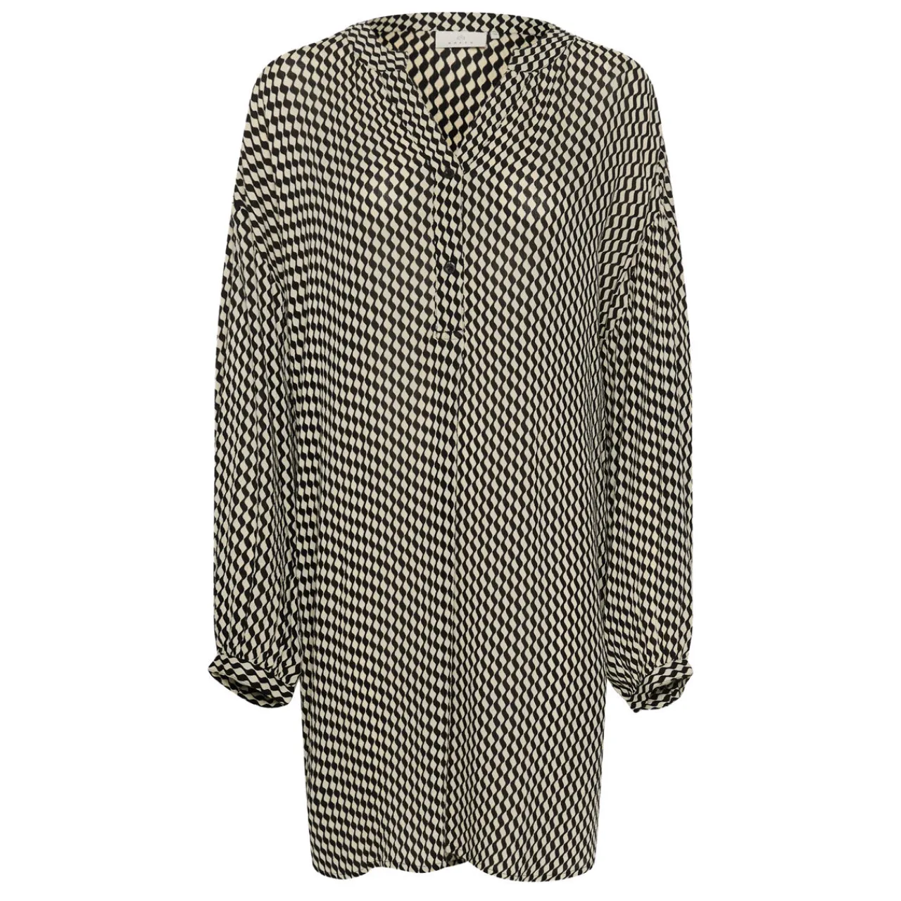 Clearance KAFFE Amber Geometric Print Dress