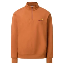 Online CARHARTT WIP American Script Logo Half-Zip Sweatshirt