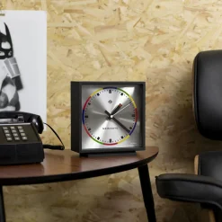 Amp Mantel Clock Black