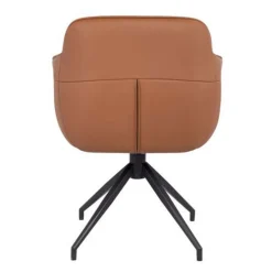 Amrita Swivel Dining Chair Tan