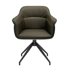 Amrita Swivel Dining Chair Green
