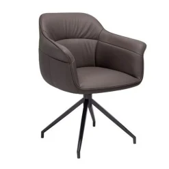 Amrita Swivel Dining Chair Grey