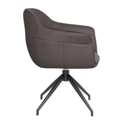 Amrita Swivel Dining Chair Grey