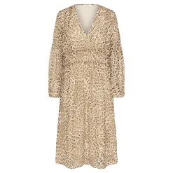 Anaya Leopard Flared Dress