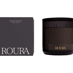 New ROURA Ancient Woods Three-Wick Scented Candle