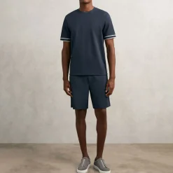 Sale REISS Angus Textured Drawstring Shorts