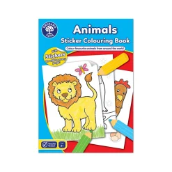 Animals Sticker Colouring Book