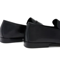 Apley Ruched Leather Loafers