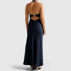 April Open Back Flared Dress