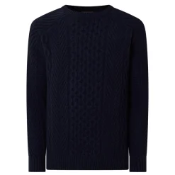 Fashion FISHERMAN Aran Cable-Knit Sweater