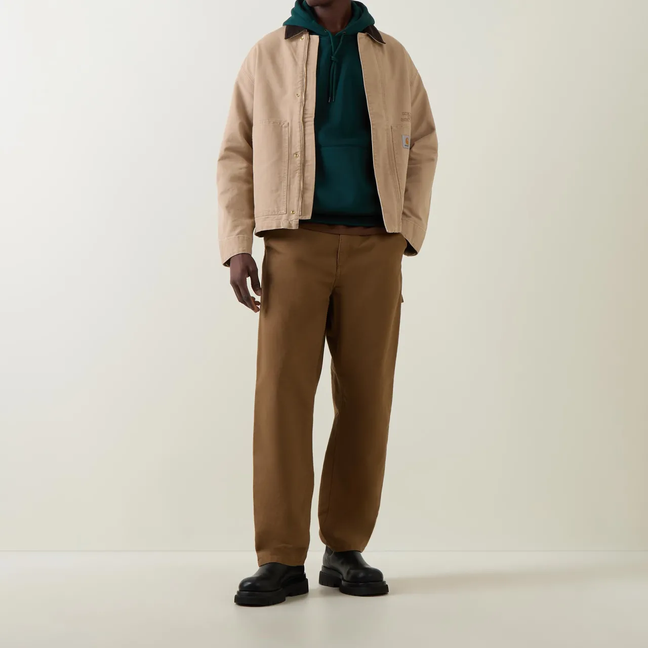 New CARHARTT WIP Arcan Logo Casual Overshirt