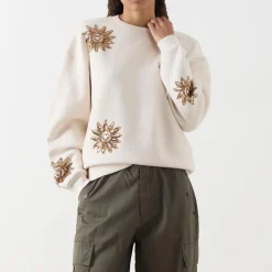 New FABIENNE CHAPOT Archie Sun Embellished Sweatshirt