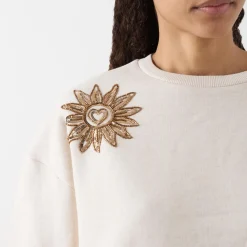 New FABIENNE CHAPOT Archie Sun Embellished Sweatshirt
