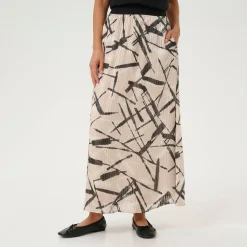 Clearance KAFFE Archy Graphic Skirt
