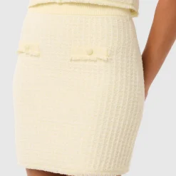 Aria Boucle Knitted Skirt