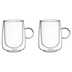 Artesano Hot & Cold Beverages Latte Glass, Set of Two