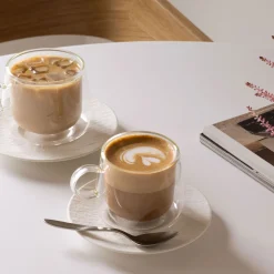 Clearance VILLEROY & BOCH Artesano Hot&Cold Beverages Cappuccino Glass, Set of Two