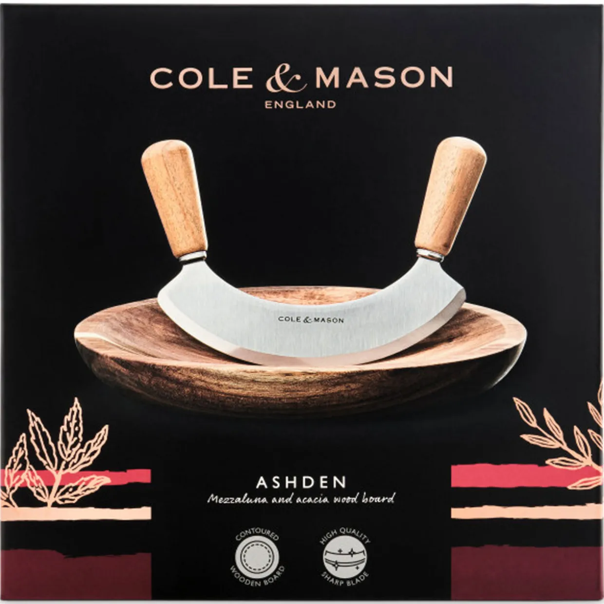 Ashden Mezzaluna & Acacia Board