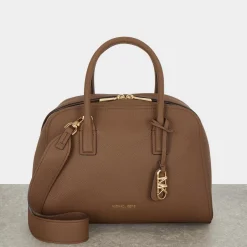 Discount MICHAEL MICHAEL KORS Ashton Medium Pebbled Leather Satchel