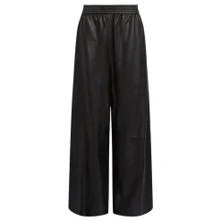 Aspen Faux-Leather Wide-Leg Trousers