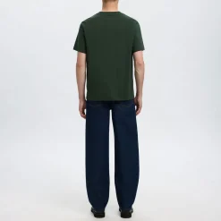 Online SELECTED HOMME Aspen Solid Logo T-Shirt