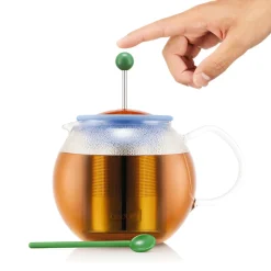Assam Tea Press with Stainless Steel Filter 1L