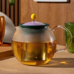 Assam Tea Press with Stainless Steel Filter 1L