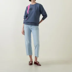 Sale DAY X FEE G Atomic Eye Embroidered Sweatshirt