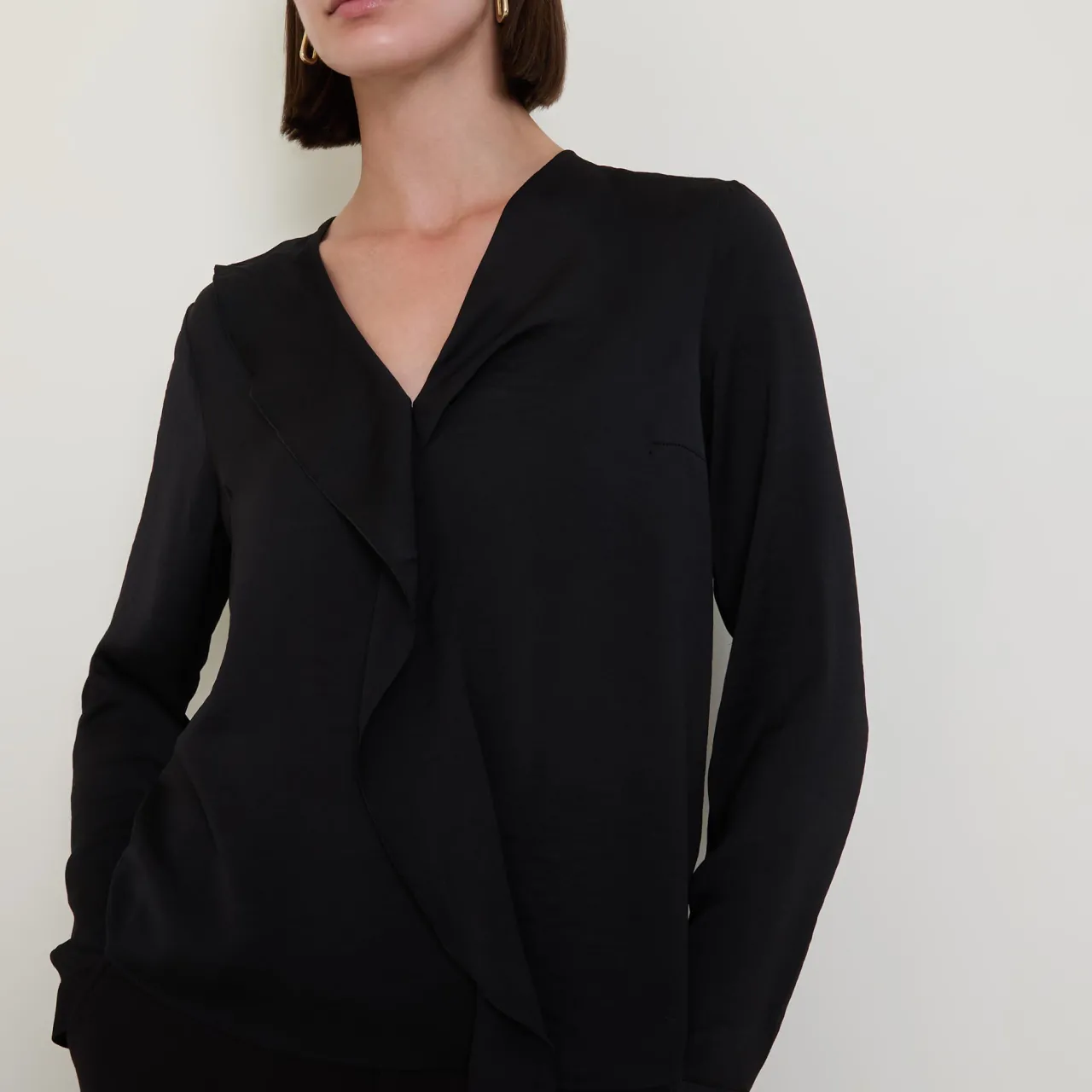 Outlet INWEAR Audai Asymmetric Ruffle Blouse