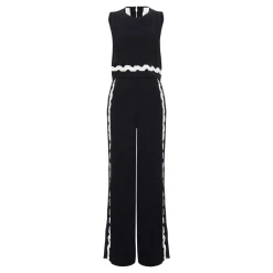 Audrey Scallop Detail Jumpsuit