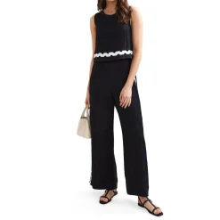Audrey Scallop Detail Jumpsuit