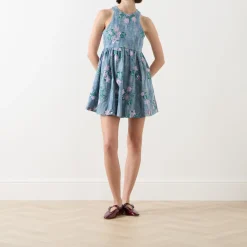 Best SISTER JANE Azul Embellished Denim Mini Dress