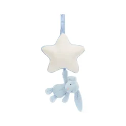 Bashful Baby Blue Bunny Musical Pull