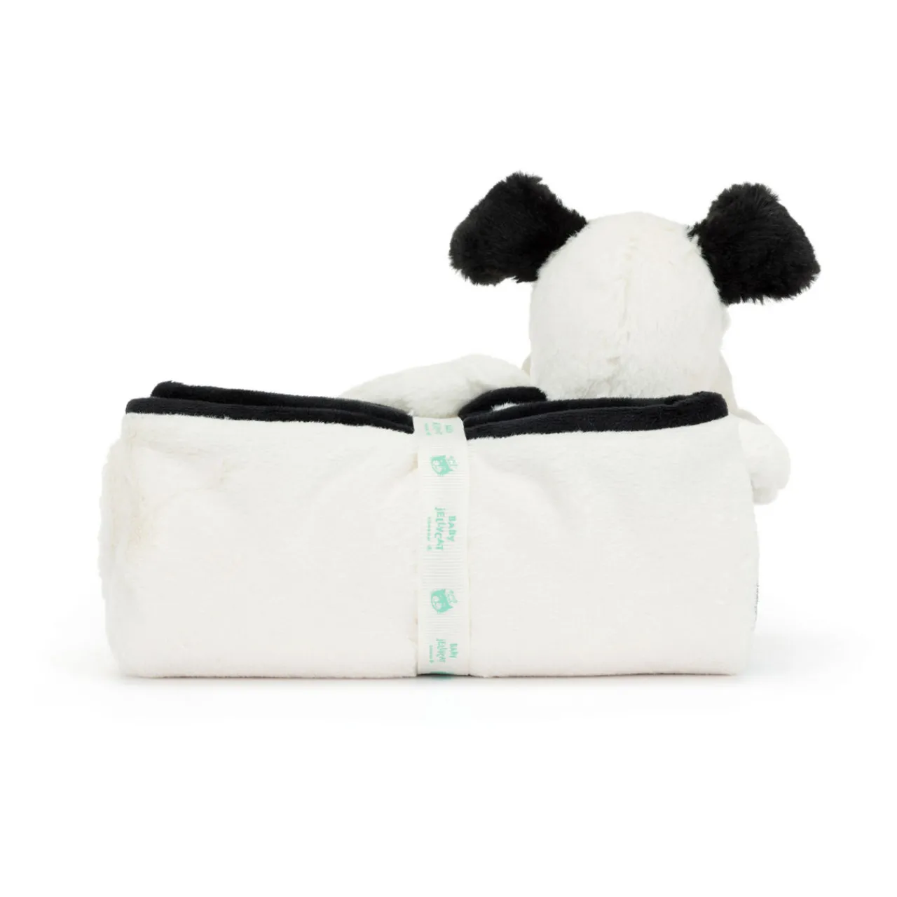 Hot JELLYCAT Bashful Black & Cream Puppy Blanket