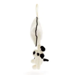 Discount JELLYCAT Bashful Black & Cream Puppy Musical Pull