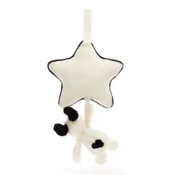 Discount JELLYCAT Bashful Black & Cream Puppy Musical Pull
