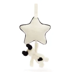 Bashful Black & Cream Puppy Musical Pull